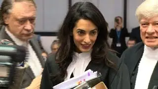 Amal Clooney represents Swiss govt in human rights case
