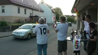Fussball-Deutschland-Fans vom VfB-Freundeskreis 