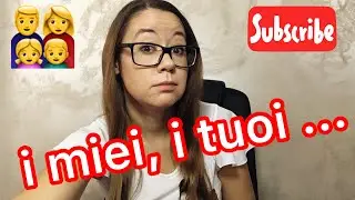 Что значит i miei, i tuoi по-итальянски?