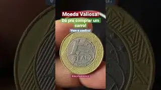 MOEDA VALIOSA QUE D&Aacute; PRA COMPRAR UM CARRO POPULAR! 1 REAL 1999 #deolhonotroco #moedavaliosa