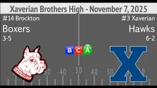 Brockton High School Football vs Xaverian 11-7-25