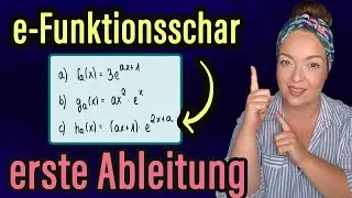 e-Funktionsschar ableiten: 3e^(ax+1), ax&sup2;&middot;e^x und (ax+1)e^(2x+a)