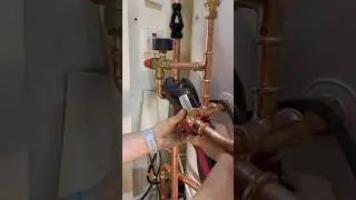 How to press copper pipe in tight angles! #asmr #subscribe #howto #diy #youtubeshorts #asmrsounds