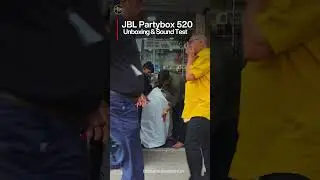 Распаковка JBL PartyBox 520 🔥 Реальный тест звука и обзор басов #jbl #speaker #soundtest