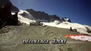 Vol en parapente Col des Ruillans -La Grave la meije