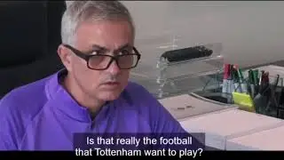 Jose Mourinho reacts to pundits saying he&rsquo;s past his best - Tottenham Amazon Documentary