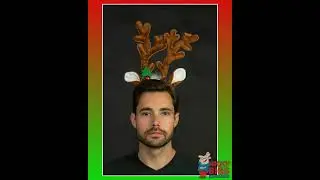 Reindeer Antlers Holiday Headband Deer Horns Ears Christmas Costume Headpiece