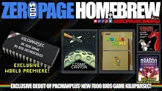 KiloParsec (7800), Cosmic Canyon, Words Game, Dragon Defense + 2021: Atari 2600 & 7800 Homebrew