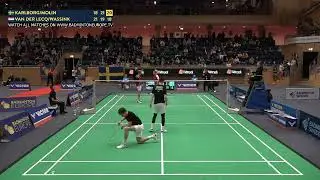 Match point - Karlborg / Molin vs Van Der Lecq / Wassink - MD, SF - Swedish Open 2024