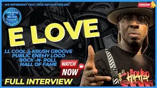 LL COOL J, PUBLIC ENEMY LOGO, KRUSH GROOVE, ROCK -N- ROLL HALL OF FAME, DEF JAM, E LOVE WAS THERE!