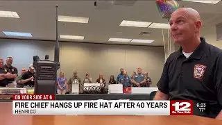 Beloved Henrico Fire Chief retiring after 40 years of service
