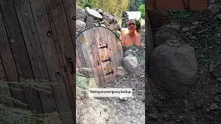Emergency backup food cache? 🛠️🥔 #diy #idaho #homestead #life #preparedness #garden ##food #cache