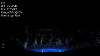 RoboSense E1R real-time point cloud