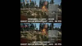 Windows 11 vs Cachyos Linux | Gaming FPS Benchmark Test