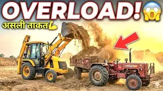 ​JCB Driver🚜💨का कमाल ऐसी लोडिंग नहीं देखी होगी (Best Loading Skills) #tractorjcbvideo #jcbkivideo