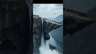 Cliff Collapses with Tourists on Top &ndash; Caught on Drone | Lysefjord Disaster