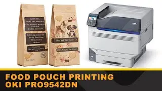 Custom printed packaging bags with OKI PRO9542dn