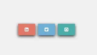 How To Create Social Media Card with Hover Effect Only HTML and CSS