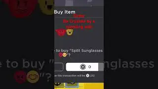 Claiming Free Ugc Limited &ldquo;Spilt Sunglasses&rdquo; #roblox #freeugc #gaming