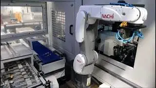 Pump Gear Shaft Grinding | Twin Wheel Head Machine with Robotic Automation