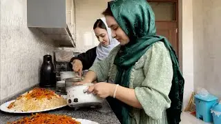 امروز مهمان دار بودیم و غذا های خوشمزه پختیم😋❤️