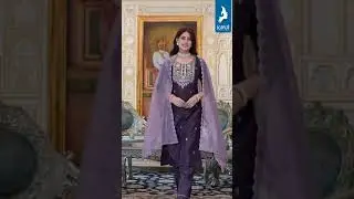 Stunning Tissue Shimmer & Organza Tissue Ensemble | Latest Luxury Fashion Trends 2024