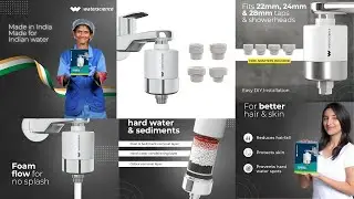 CLEO Shower & Tap Filter for Hard Water - CLEO-SFU-717