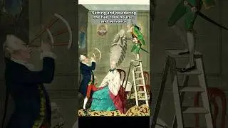 Dangers of 1700s hair #art #painting #history
