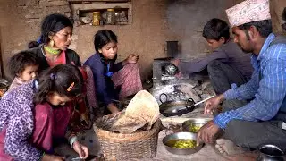 dharme family cooking bread in lunch || village || Nepal || rural Nepal || @ruralnepall