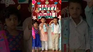 Diwali Celebration In school #ytshorts #creativelearners #youtubeshorts #diwali #paperlanterns #kids