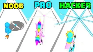 NOOB vs PRO vs HACKER in STRIMMER MASTER