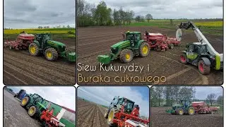 ✔Siew Kukurydzy i buraka cukrowego✔2xJohn Deere✔GR.Lipowicz🔥✔