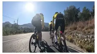 Wout Van Aert training in Spain