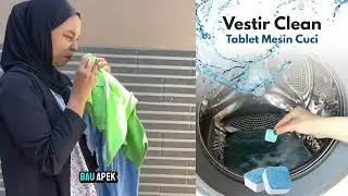 Tablet Mesin Cuci Efektiv Bersihkan Bau Apek | Vestir Cleae