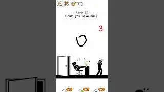 Draw 2 save 3 || Level 32 - #shorts #draw2save #drawing #gameplay #androidgames #iosgames