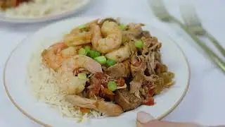 Jambalaya Freezer Meal - Easy Dinner Ideas - Slow Cooker Recipe - Crockpot - Instant Pot - Meal Prep
