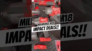 🔥DEALS on Milwaukee Mid-Torque & High-Torque Impact Wrench Combos Today! #tools #mechanic