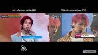 BTS x ASTRO x PENTAGON x VICTON - IDOL Performance Comparison