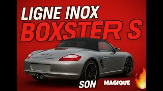 ligne inox sur PORSCHE BOSXTER S