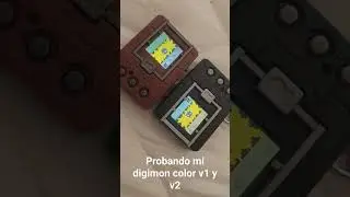 digimon color v1 VS v2 #digimoncolor #digimon #virtualpet #battle #japan #chile #twitch follow me