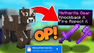 Minecraft But Cow Drops OP Items mod download 1.19+😯😯 #minecraft #minecraftmods @GamerFleet