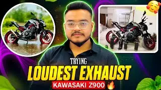 Selecting Loudes Exhaust For my z900 🥵 | Loudest Kawasaki z900 exhaust 😍 #kawasaki #z900 #exhaust 