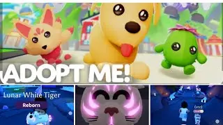 Making a neon lunar white tiger in adopt me #roblox #neon #adoptme #pet #fun #random 