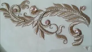 تطريز رشمة سهلة التطبيق للمبتدءات بطريقة مريم الرميلي🌹🌹🌹🌹🌹🌹🌹