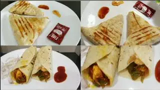 टिफिन और travel के लिए ये tasty  रोटी roll और wrap बनाइए#viral#trending #tacobell#rotiwrap#rotiroll 