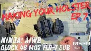 Изготовление кобуры, эпизод 7: Glock 48 MOS с TLR-7 SUB
