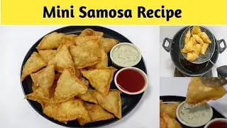 Mini Samosa Recipe | Potato Samosa Recipe | Samosa Recipe By Umar Kiani Food Secrets