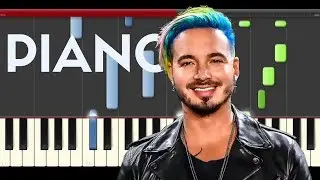 J Balvin Ambiente Piano Midi tutorial Sheet app Cover Karaoke