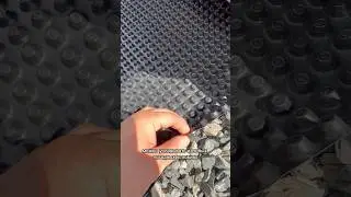 Отмостка без бетона, мембрана #отмостка #мембрана #монтаж