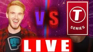 PEWDIEPIE vs T-Series: The Finale? | Live Subscriber Counts | LIVE